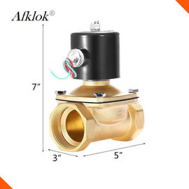 2Way válvulas de solenoide normalmente próximas a ação direta da polegada 12V do diafragma 2w-500-50 2 para o preço da água
