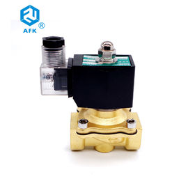 Válvula de solenoide de bronze de AFK para a linha de gás do Lpg, solenoide marinho AC220V de 20MM Lpg