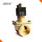 C.A. normalmente aberta 24V da válvula de solenoide da água do ar polegada do bronze 1-1/4 da”