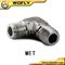316 encaixes de tubo de aço inoxidável, encaixe de tubulação sem emenda do cotovelo para o hidrogênio