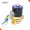 Válvula elétrica de alta pressão da água, ℃ do solenoide -5-150 do controle de fluxo de 2 maneiras