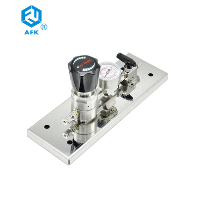 Stainless Steel 316 Gas Control Panel Valves Distribution Outlet Connector 1/4inch 1.6MPa
