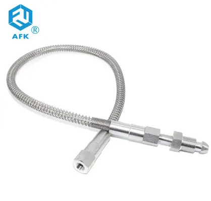 Mangueira de ar flexível trançada do metal de alta pressão com 1/4&quot; conexão de extremidade fêmea ou masculina do npt
