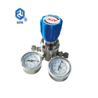regulador de pressão de aço inoxidável de 316L 600Psi válvula do CE PTFE de 1/4 de polegada