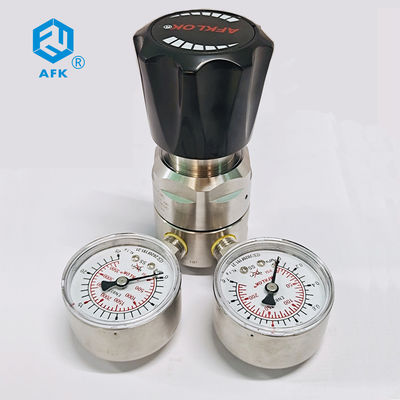 Regulador de pressão de aço inoxidável Vespel de PCTFE R11 0.08CV 200psi 3500psi
