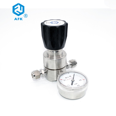Regulador de pressão 250psi do calibre de AFK R52 único PTFE de aço inoxidável