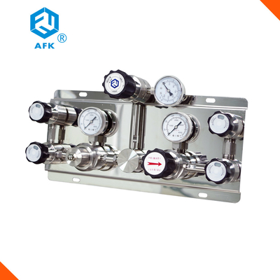 Gás de aço inoxidável múltiplo do argônio do controle da comutação semi automática AFK
