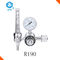 Regulador de pressão ajustável com medidor de fluxo, válvula de pressão Inline industrial
