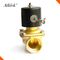 Válvula de solenoide normalmente fechada da água de 2 polegadas do bronze DN50 10Bar 24 volts