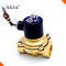 Baixo a ação direta” válvula de solenoide de bronze 24v da água 10bar pressão 1-1/4
