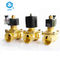 110V bronze 1/4&quot; água de alta pressão AFK 2w-320-32 da válvula de solenoide da parada