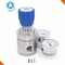 Calibre duplo de aço inoxidável de alta pressão do regulador 316L do nitrogênio de AFK 1000psi