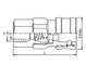 Linha fêmea de acoplamento rápida de aço inoxidável do NPT da conexão de AFK 316
