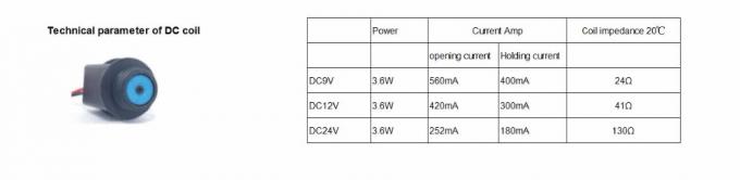 Válvula de solenoide magnética AC24V da irrigação do diafragma para a água 2