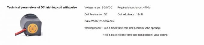 Válvula de solenoide magnética AC24V da irrigação do diafragma para a água 3