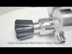 Nitrogen Gas Cylinder Pressure Regulator , Diaphragm Structure Air Filter Regulator