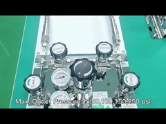 PCTFE 2200psi Stainless Steel Pressure Regulator Diaphragm Valves AFK WL100