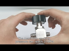 Válvula Ultrahigh da pureza do VCR de aço inoxidável manual da válvula de diafragma do EP 316 da válvula de diafragma