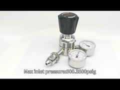 Regulador de pressão de alta pressão do nitrogênio da tomada do regulador do CO2 do conector do gás do regulador do gás do CO2