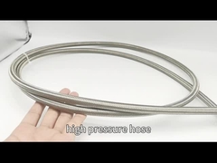 1/4 NPTF aço inoxidável 316 de alta pressão flexível hidráulico oxigénio gás natural tubo de enchimento de mangueira