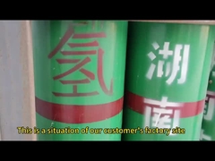 Instalação de engenharia, montagem de painel secundário, regulador de gás