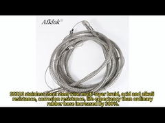 1/4 NPTF Fornecimento de cilindro de oxigénio flexível com ligação de fio feminino Tipo